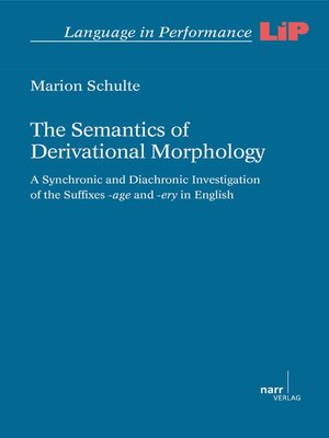 cover image of The Semantics of Derivational Morphology